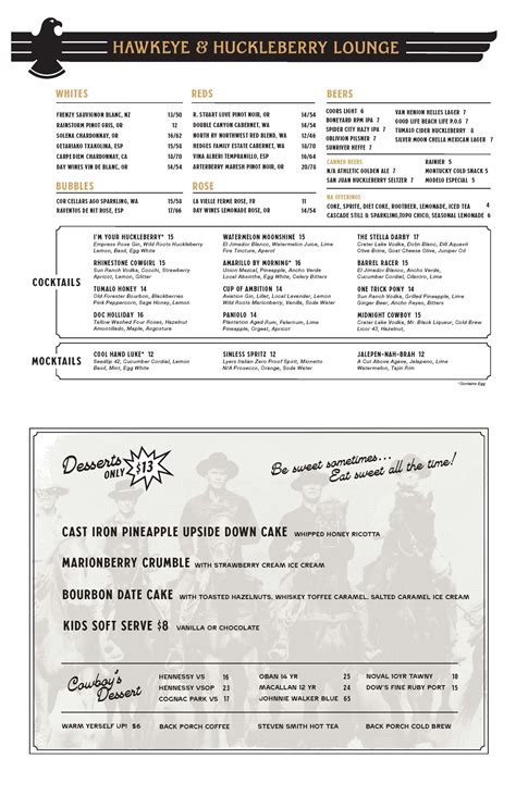 Hawkeye & Huckleberry Lounge