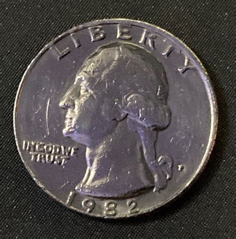 Rare 1982 P Washington Quarter US Coin With a Unique Letter Error! - Etsy
