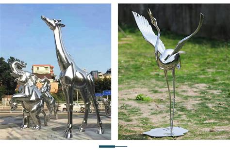 动物不锈钢雕塑-宏通雕塑
