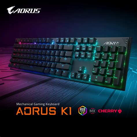 GIGABYTE launches the AORUS K1 mechanical gaming keyboard | News ...
