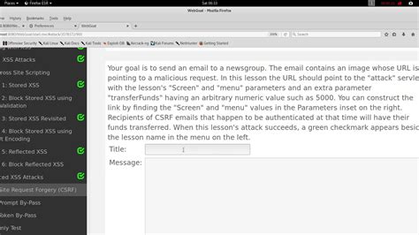 Image result for WebGoat Cross Site Request Forgery