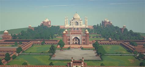 Gamers Recreated the Taj Mahal in Minecraft With 1:1 Ratio