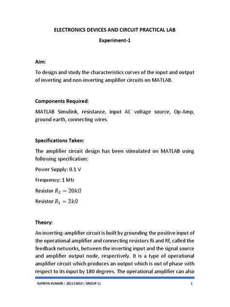 Image result for Electronics 1 Lab Experiments