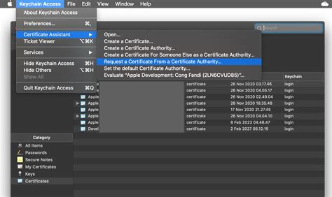 Xcode Developer Certificate 的图像结果