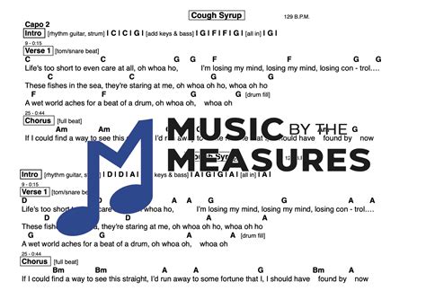 Cough Syrup - Lead Sheet - Music by the Measures