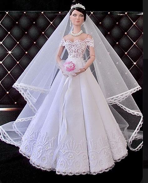 Pin on Dolls | Barbie wedding dress, Barbie dress fashion, Barbie dress