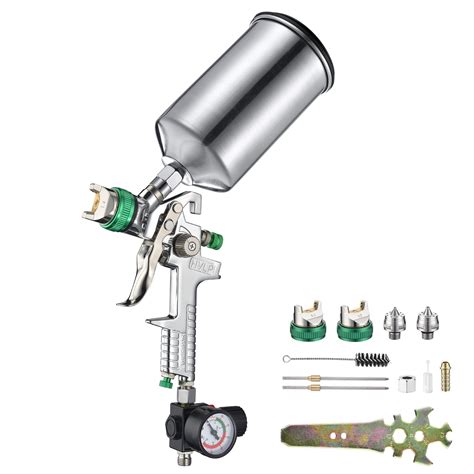 HVLP Gravity Feed Spray Gun with 1.4/1.7/2.5mm Nozzles for Auto Paint Car Primer | Walmart en línea