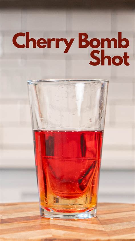 Cherry Bomb Shot: Bold Sweetness with a Fiery Kick