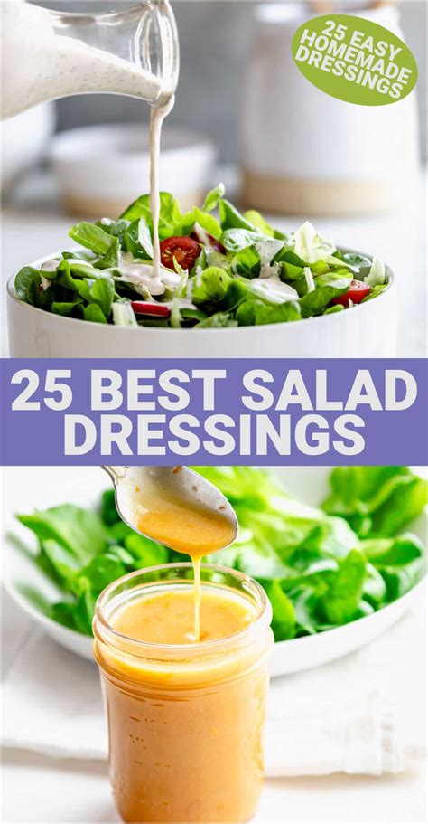 25 Homemade Salad Dressing Recipes - Healthy Seasonal Recipes