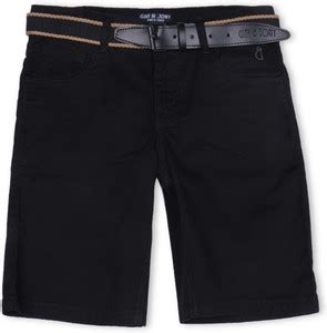 GINI & JONY Short For Boys Casual Solid Cotton Blend Price in India ...