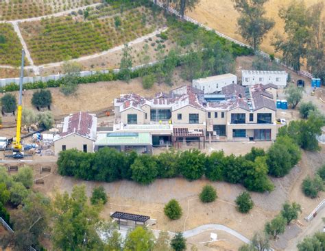 Kylie Jenner’s mega-mansion construction project revealed in new aerial photos as property ...