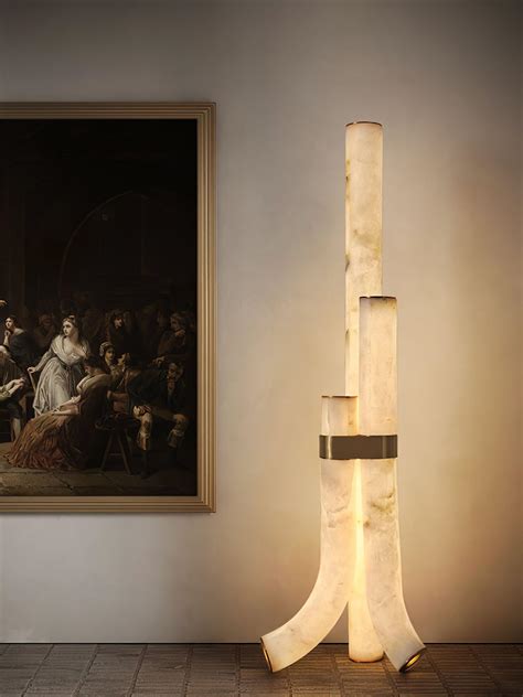 Piped Marble Floor Lamp – Vakkerlight