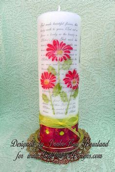stamped tissue candles Project Ideas, Fancy Flowers, Scrapbook Cards ...