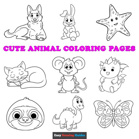 Free Animals Coloring Pages Printable Fun! - Printables for Everyone