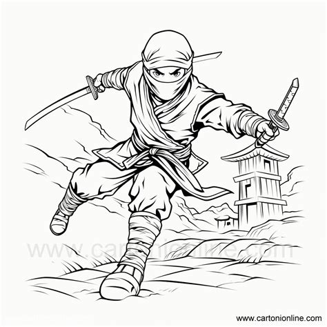 Super Ninja Coloring Pages