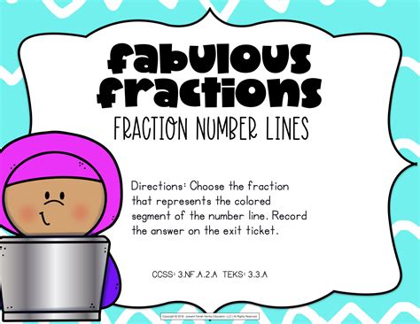 Fabulous Fractions – Fraction Number Line – Learning Centers Made Easy