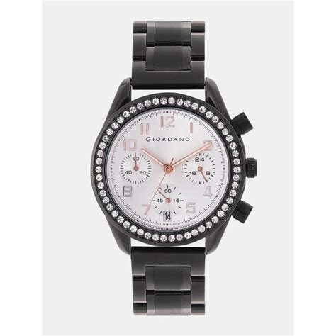 Buy Giordano Chronograph Silver Dial Women's Watch (C2141-22) Online