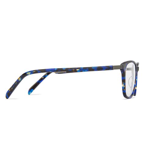 Buy Blue Tortoise Full Rim Rectangle Vincent Chase HD Acetate VC E11263 ...