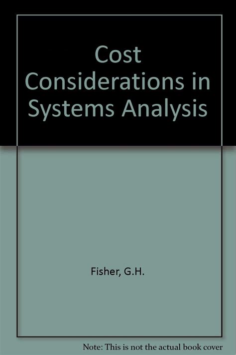 Buy Cost Considerations in Systems Analysis Book Online at Low Prices ...