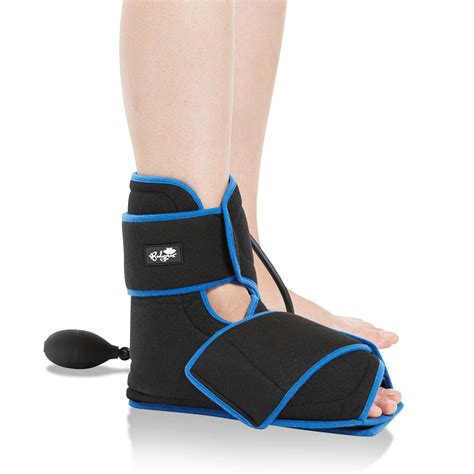 Bodyprox Ankle Ice Pack Injuries Hot & Cold Air Compression Ankle Brace ...