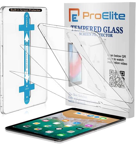 ProElite Tempered Glass Screen Protector for Apple iPad 9.7 inch 2018 ...