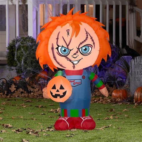 Gemmy 3.51-ft Lighted Universal Pictures Child's Play Chucky Inflatable ...