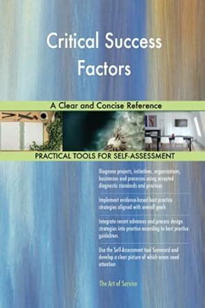 Buy Critical Success Factors A Clear and Concise Reference Book Online ...