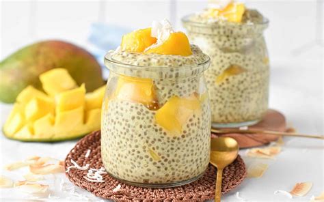 Mango Coconut Chia Pudding | Dirty Dishes Messy Kisses