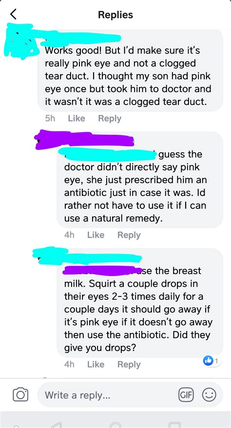 Breastmilk Cures Pink Eye : r/ShitMomGroupsSay