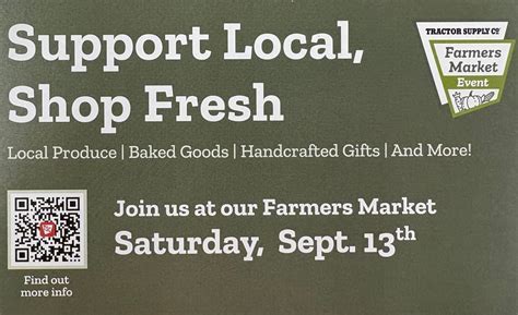 Meet & Greet at Southport Tractor Supply Farmers Market, Tractor Supply ...