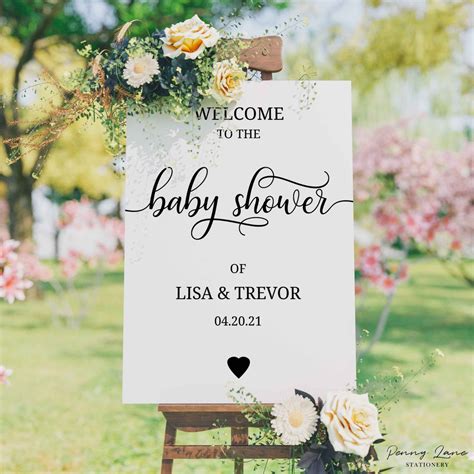 EDITABLE PDF, Baby Shower Welcome Sign, Minimalist, Boy, Girl, Welcome ...