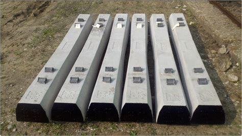 PSC Wider Concrete Sleeper T-8746 for 60Kg Rails | Heavy Duty Railway ...
