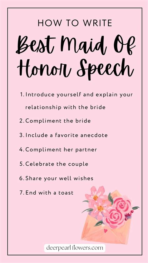 How to write a good wedding speech maid of honour | Beachweddingtips.com
