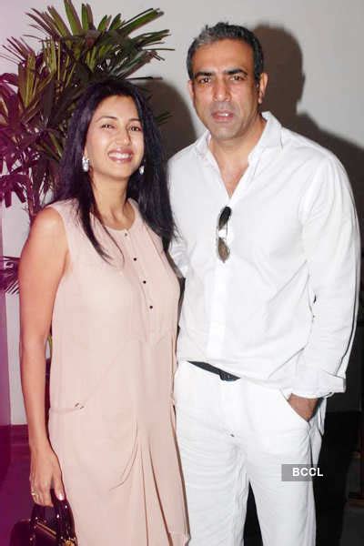 Deepti Bhatnagar with husband Randeep Arya during the anniversary bash ...