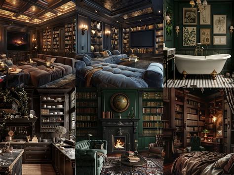 Top 18 Dark Academia Interior Design Ideas: Elevate Your Home with ...