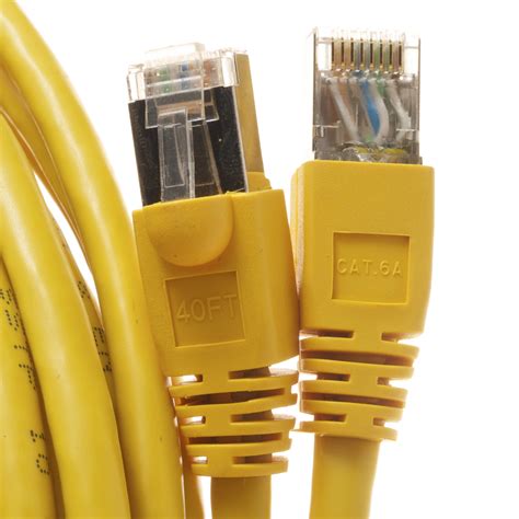 Cat6a Ethernet Cables Snagless - Bootless - Shielded Cables