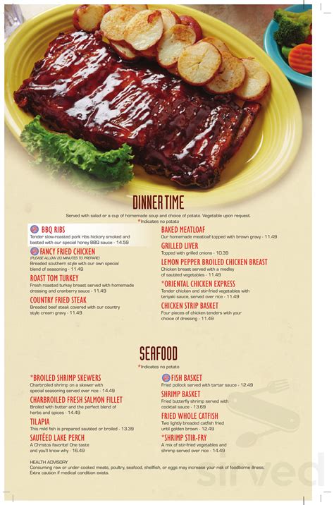 Christos Family Dining menu in La Porte, Indiana, USA