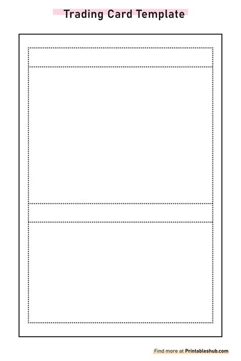 Free Printable Blank Trading Card Templates [PDF Included] - Printables Hub