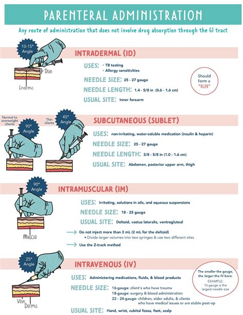 Parenteral Administration - Intradermal, Subcutaneous, Intramuscular ...
