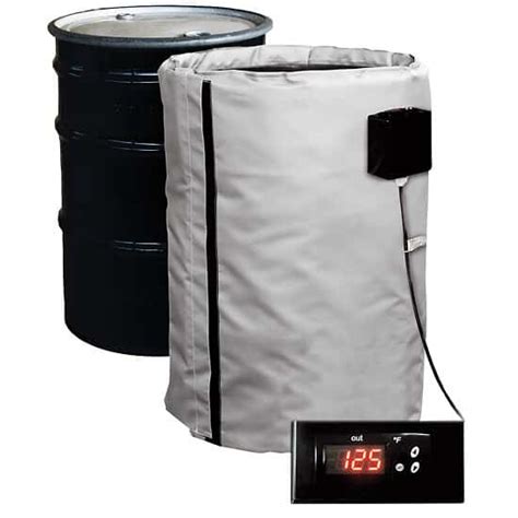 BriskHeat FGDHC55240 55 Gallon, Full Coverage, Metal Drum Heater, Dual ...