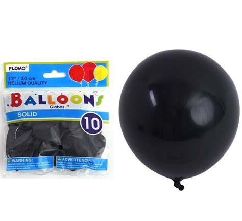 بالونات عيد ميلاد - 10 بالونات - أسود Birthday Balloons - 10 Balloons - Black