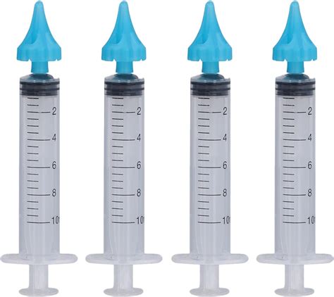 Amazon.com: Oreilet 4 Pieces Ear Wax Removal Syringe Kit, 10ml Ear Wax ...