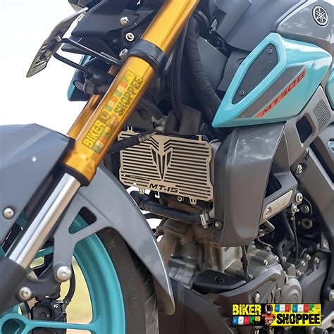 YAMAHA MT15 RADIATOR GUARD SILVER | BIKER SHOPPEE – BiKER SHOPPEE
