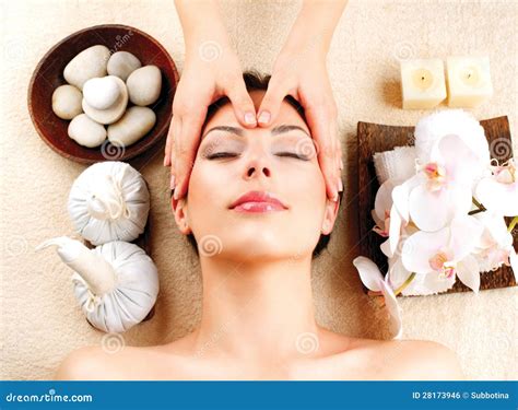 Spa Massage stock photo. Image of luxury, applying, herbal - 28173946