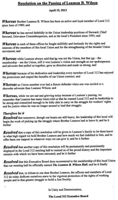 Image result for Example Church Resolution for Funerals