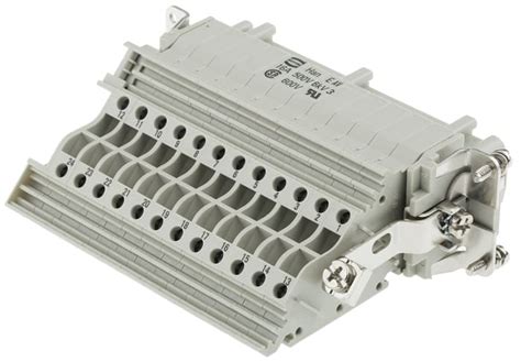 09330244725 HARTING | Han B Series size 24 B Connector Insert, Female ...