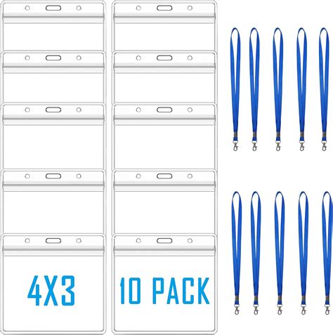 Buy MaikcQ CDC Vaccination Card Protector with Lanyard, 4 X 3 ...