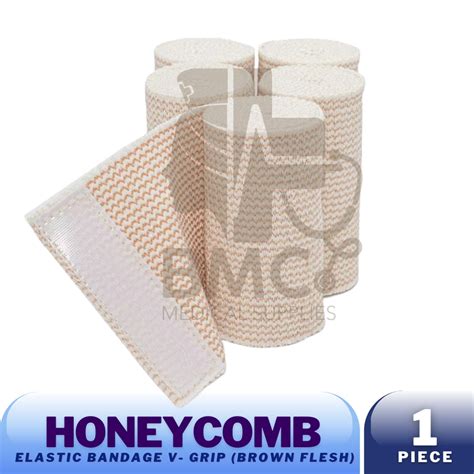Honeycomb Elastic Bandage (Velcro type) 2" 3" 4" 6" [Unimex] | Shopee ...