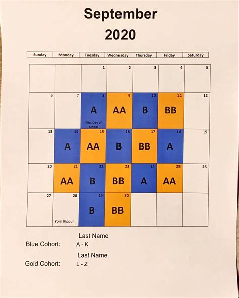 Helpful Blue and Gold calendar... - Comsewogue High School