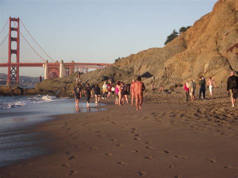 nudists on Baker Beach | oh.. and the bridge.. but who sees … | Flickr
